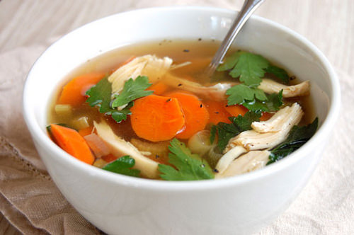 Homemade Chicken No-Noodle Soup