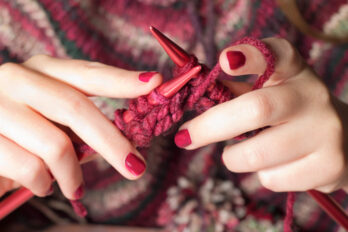 Close-up,Of,Hands,Knitting