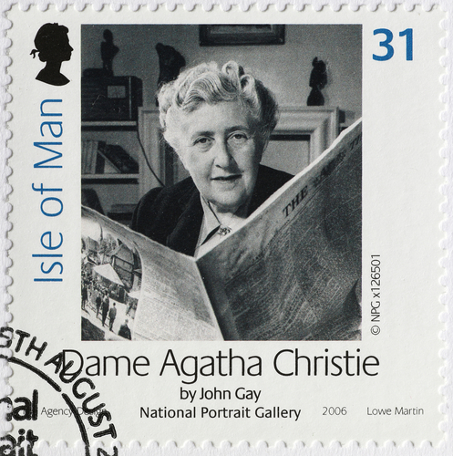 Milan,,Italy,-,May,20,,2020:,Portrait,Of,Agatha,Christie